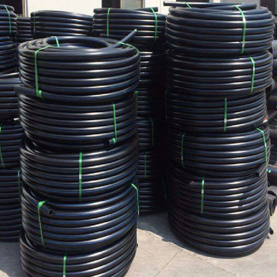 PE Hdpe Water Pipe / Pe Water Pipe in Black Custom Sizes ISO Certified