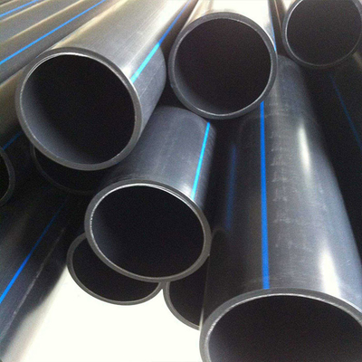 DN16mm-1800mm Hdpe Pipe Pe Pipe Certified To ISO9001 In Blue Or Black