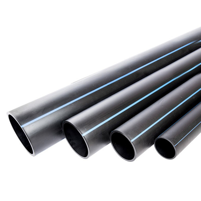 DN16mm-1800mm Hdpe Pipe Pe Pipe Certified To ISO9001 In Blue Or Black