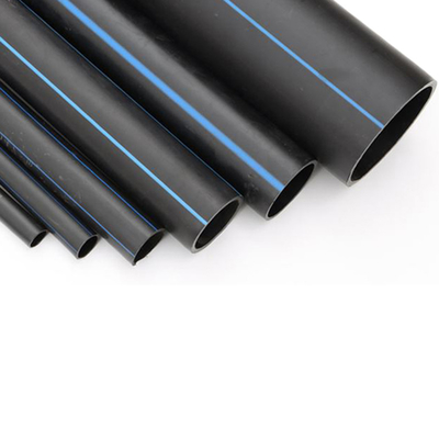 DN16mm-1800mm Hdpe Pipe Pe Pipe Certified To ISO9001 In Blue Or Black