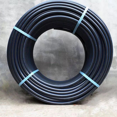 14001 Certified HDPE Water Supply Pipes with Blue Stripe