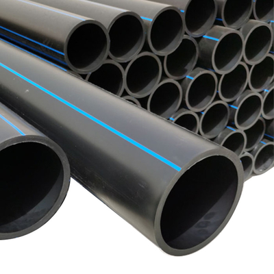 DN16-1800 HDPE Plastic Pipes For Water Supply With Corrosion Resistance Polyethylene Drainage Pipe
