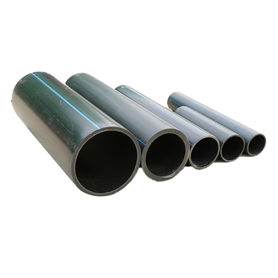 Length As Costomer Requirements HDPE Water Supply Pipes with Cutting Processing Services and 2.3mm-117.6mm Thickness