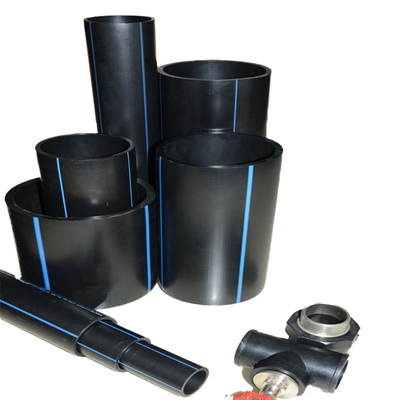 50 Years Longevity HDPE Water Supply Pipes PN6-PN16 Pressure Rating with Butt Fusion Connection Type