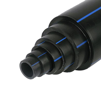 High Density Polyethylene HDPE Water Supply Pipes and 2.3mm-117.6mm Thickness Suitable for Water Distribution Network