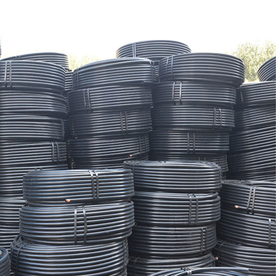 Corrosion Resistant HDPE Water Supply Pipes Butt Fusion Connection Method Made of PE Raw Material