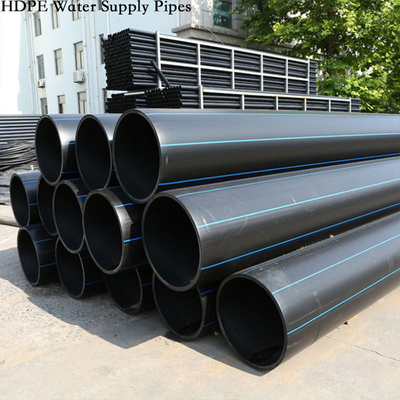 HDPE Water Pipes leak-free UV and freeze resistant NSF ISO certified 20-1200mm sizes fast installation