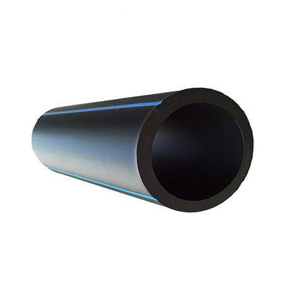 Hot Melt Black HDPE Water Supply Pipes Polyethylene PE 100 Solid Wall Drainage Pipe