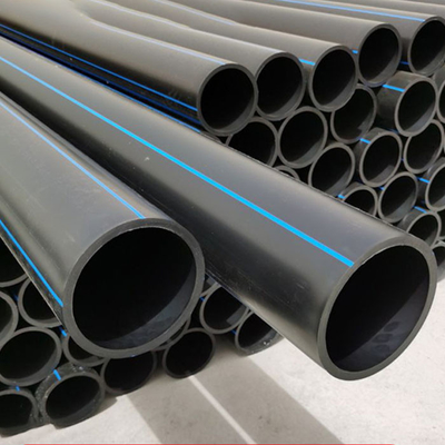 Drainage HDPE Water Supply Pipes High Performance PE 110 Solid Wall Hdpe Pipe