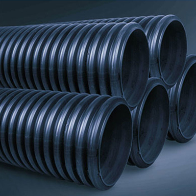 Engineering HDPE Drainage Pipes HDPE Corrugated 400 500mm Twin Wall Pipe