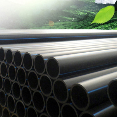 Water Drinking HDPE Drainage Pipes Hot Melt Threading PE100 Poly Pipe