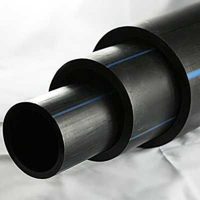 Threading HDPE Irrigation Pipes Hot Melt Black Polyethylene Plastic Pipe