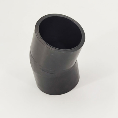 PE 100 HDPE Pipe Fittings 160/200/250mm Hot Melt 90 Degree Elbow Fitting