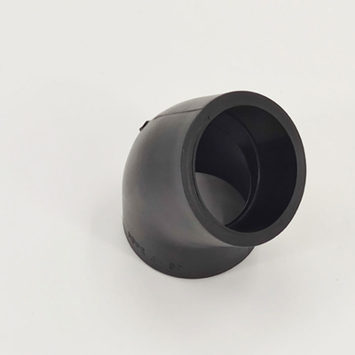 PE 100 HDPE Pipe Fittings 160/200/250mm Hot Melt 90 Degree Elbow Fitting