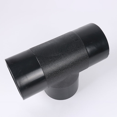 Butt Hot Melt HDPE Pipe Fittings 125 140 160 200 250 110mm Equal Tee