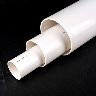 PVC Drainage Sewer Pipe 50 75 110 160 315mm Anti alkalis Water Supply PVC Pipe