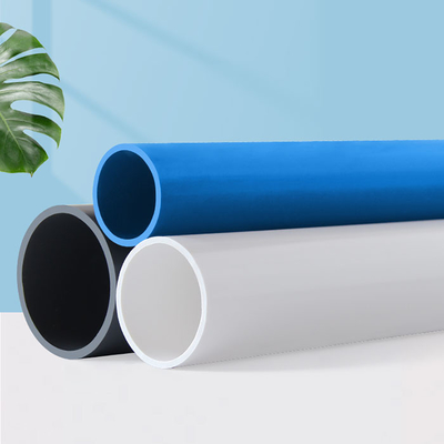 Thickened UPVC Fish Tank Water Pipe Blue Gray White DN20 PVC Water Supply Pipe