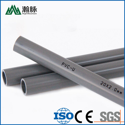 PVC Hard Plastic Water Pipes 40 50 140 160mm 1.0Mpa 1.6Mpa 3 Inch PVC Water Pipe