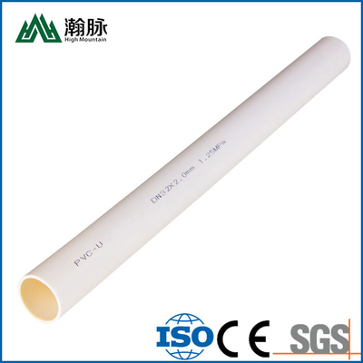 PVC Hard Plastic Water Pipes 40 50 140 160mm 1.0Mpa 1.6Mpa 3 Inch PVC Water Pipe