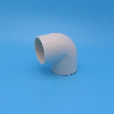 PVC White Water Supply Pipe Fittings Tee 25mm 30mm Customized