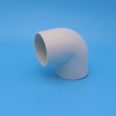 PVC White Water Supply Pipe Fittings Tee 25mm 30mm Customized