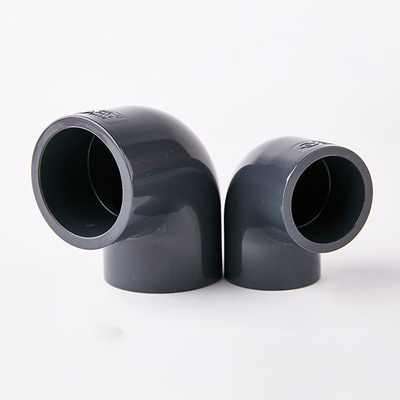 Chemical Resistant PVC Tube Fittings 50mm 75mm 110mm Plastic Drainage Pipe Fitting
