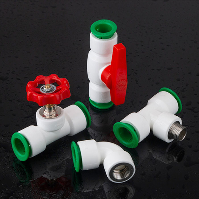 In Line PPR Pipe Coupling Free Hot Melt Water Supply Pipe Fittings