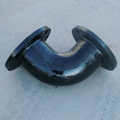 Dn100 150 200 Ductile Cast Iron Fittings Plate Socket Type Elbow For Water Supply