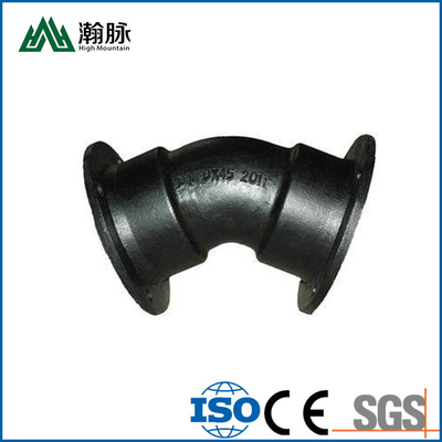 Cast Iron Ductile Iron Tee Fittings DN200 500 90 Degree Pipe Elbow