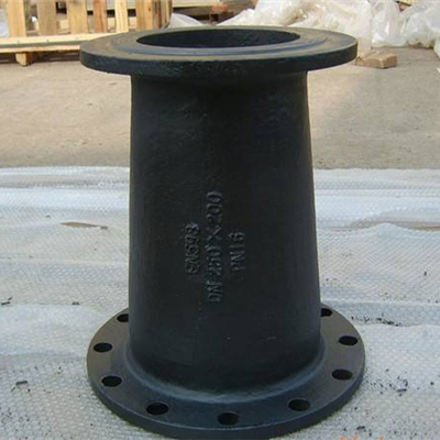90 Degree Ductile Cast Iron Fittings Flanged Elbow Double Disc DN80 - 2600