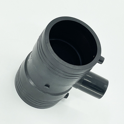 HDPE Black Electrofusion Pipe Fittings For Steel Wire Mesh Skeleton Pipe
